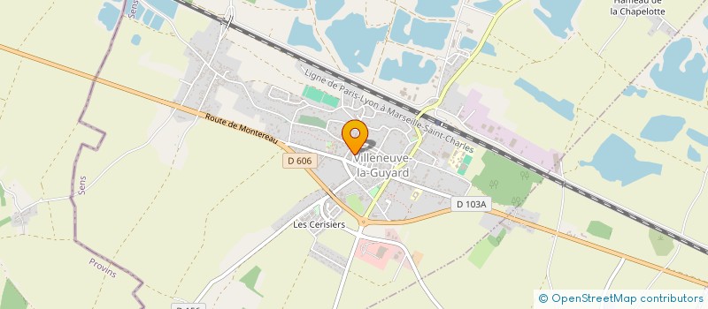 localisation de l'entreprise GYL à VILLENEUVE-LA-GUYARD