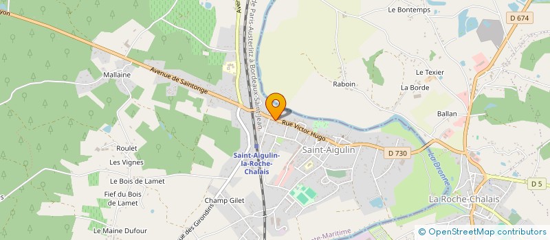 localisation de l'entreprise GYLEA SA à SAINT-AIGULIN