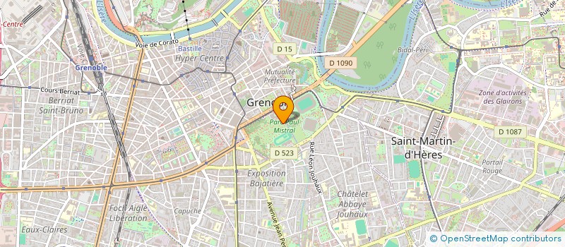 localisation de l'entreprise GYM 104- GYM  GRENOBLE