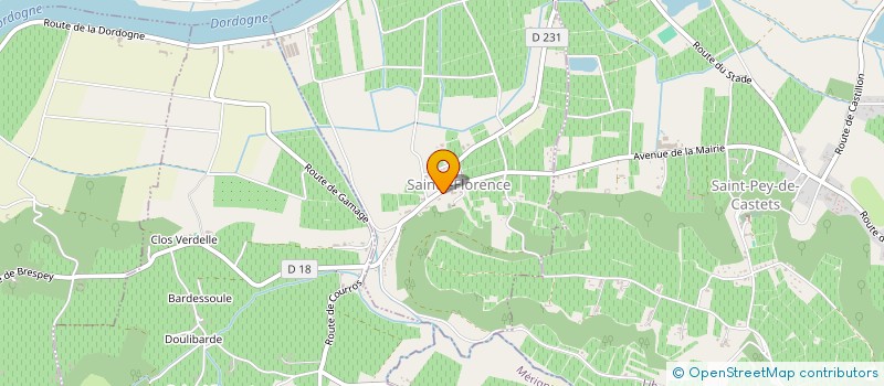 localisation de l'entreprise GYM 2000  FLAUJAGUES