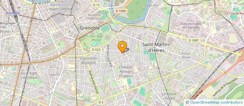 localisation de l'entreprise GYM 38 à GRENOBLE