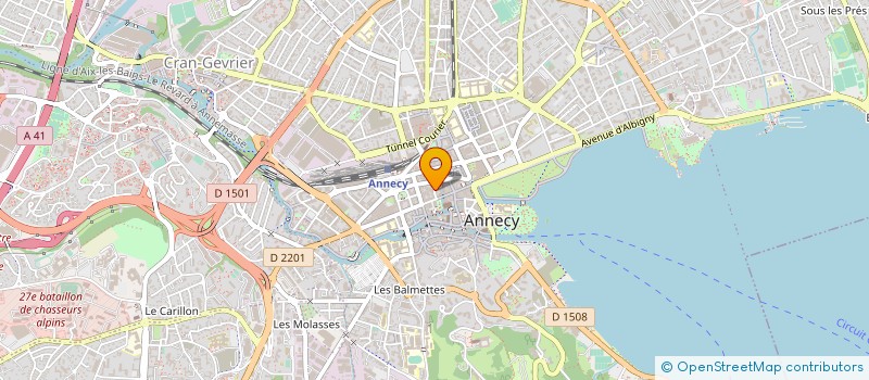 localisation de l'entreprise GYM  ANNECY