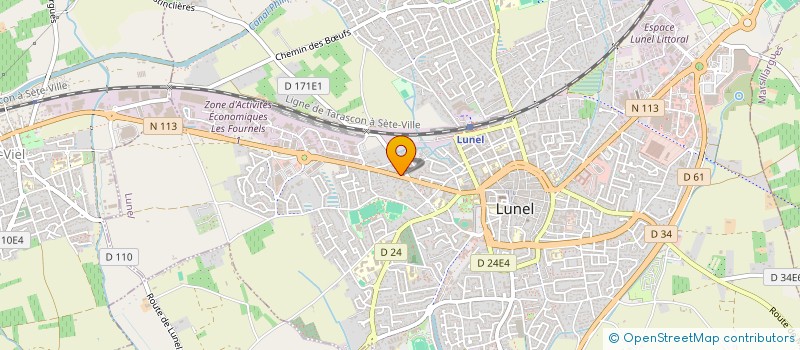 localisation de l'entreprise GYM  LUNEL