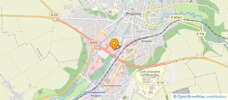 localisation de l'entreprise GYM A GYN à PROVINS