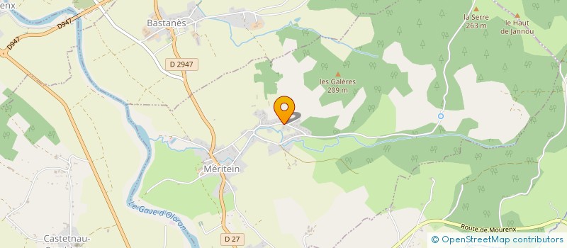 localisation de l'entreprise GYM A SOI-E  MERITEIN