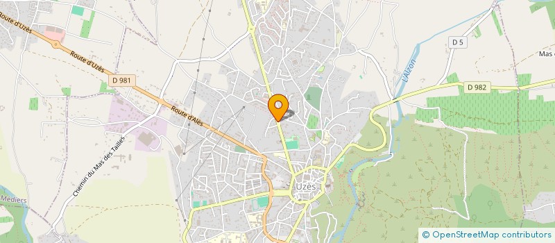 localisation de l'entreprise GYM ACTIVE ADULTE  UZES