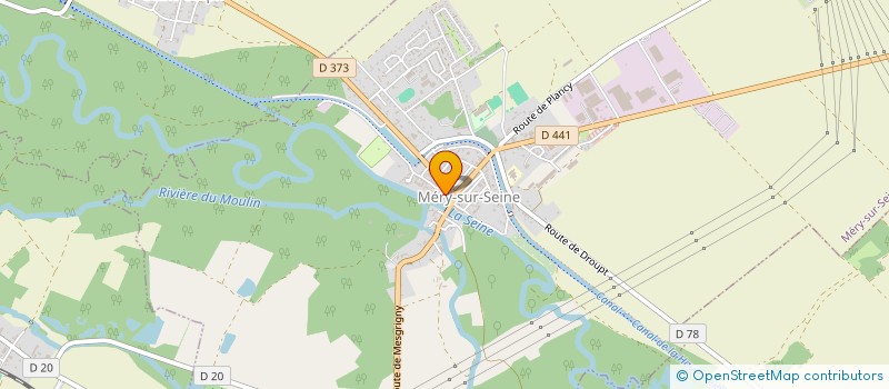 localisation de l'entreprise GYM ADULTE  MERY-SUR-SEINE