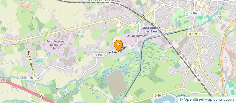 localisation de l'entreprise GYM ADULTE VOLONTAIRE à SAINT-AMAND-LES-EAUX
