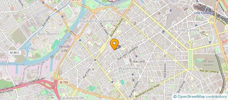 localisation de l'entreprise GYM AEROBIC DANSE à LILLE