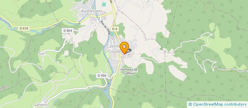 localisation de l'entreprise GYM ALEGRIA à CASTILLON-EN-COUSERANS