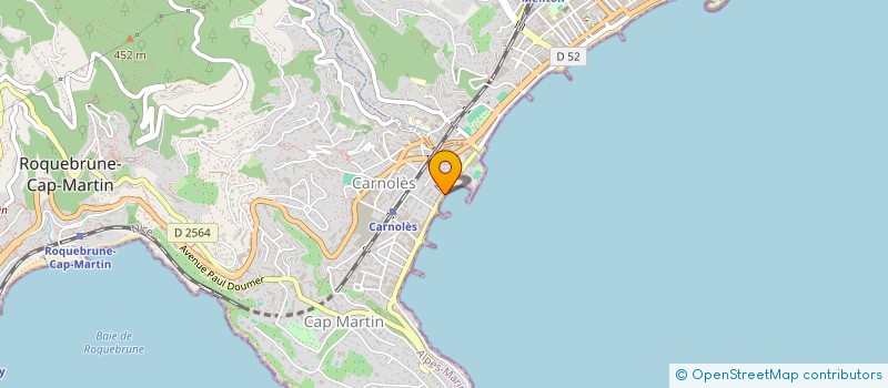 localisation de l'entreprise GYM AQUA GYM ROQUEBRUNE CAP MARTIN à ROQUEBRUNE-CAP-MARTIN