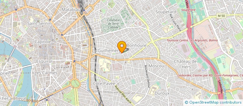 localisation de l'entreprise GYM AU FEMININ à TOULOUSE