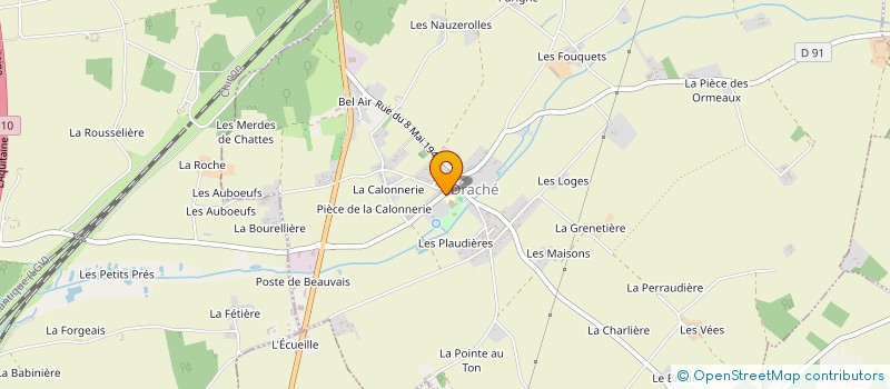 localisation de l'entreprise GYM BIEN ETRE 08  DRACHE