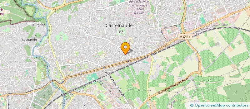 localisation de l'entreprise GYM BIEN ETRE à CASTELNAU-LE-LEZ
