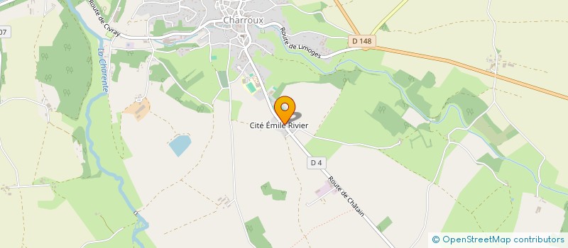 localisation de l'entreprise GYM CIVRAISIEN EN POITOU  CHARROUX