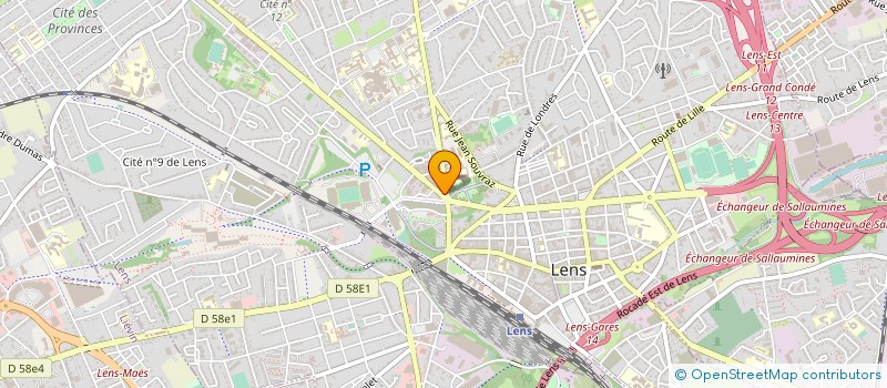 localisation de l'entreprise GYM CLUB à LENS