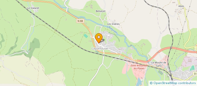 localisation de l'entreprise GYM CLUB  SEVERAC D'AVEYRON