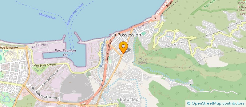 localisation de l'entreprise GYM CLUB DE LA POSSESSION à LA POSSESSION