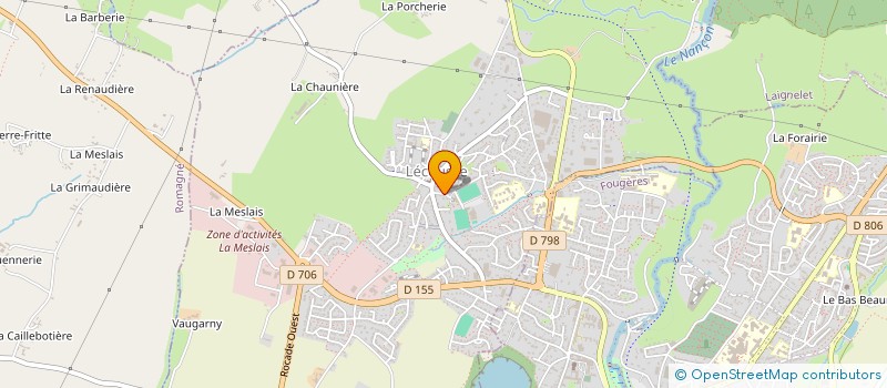 localisation de l'entreprise GYM CLUB DE LECOUSSE  LECOUSSE