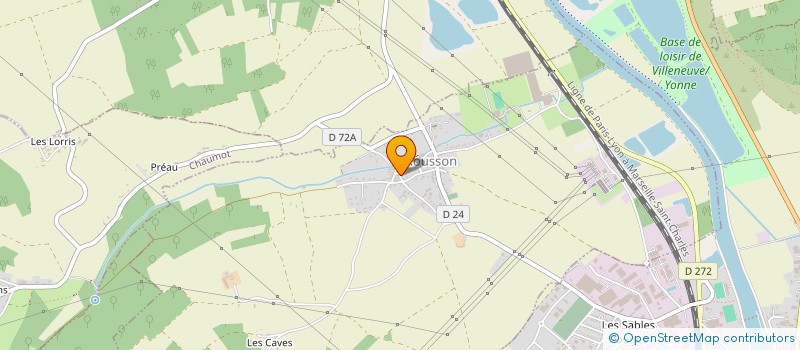 localisation de l'entreprise GYM CLUB DE ROUSSON (LES LIBELLULES)  ROUSSON