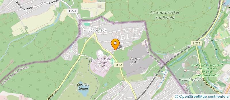 localisation de l'entreprise GYM CLUB DE SCHOENECK  SCHNECK