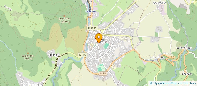 localisation de l'entreprise GYM CLUB LA MURE  LA MURE