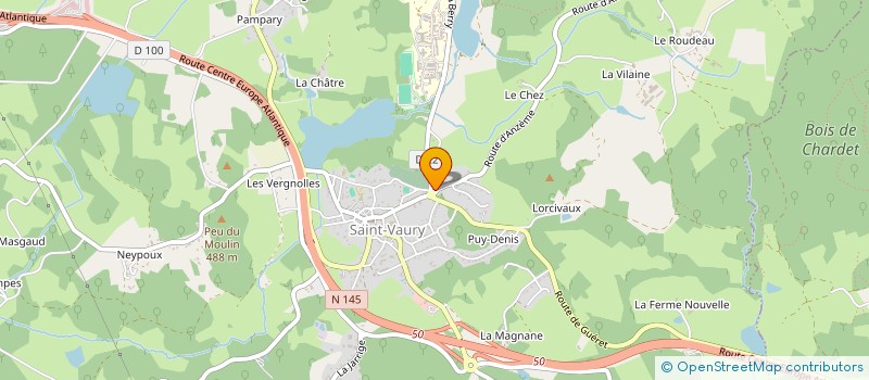 localisation de l'entreprise GYM CLUB SAINT VALERIEN  SAINT-VAURY