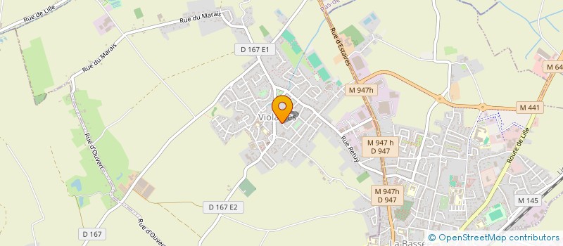 localisation de l'entreprise GYM-COEUR D ARTOIS  VIOLAINES