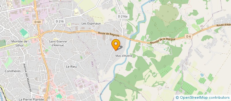 localisation de l'entreprise GYM COEUR FORM  SAINT-PRIVAT-DES-VIEUX