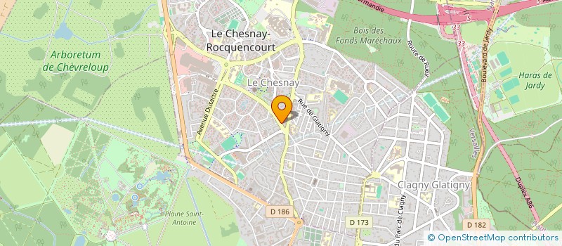 localisation de l'entreprise GYM COMPAGNIE  SAINT-NOM-LA-BRETECHE