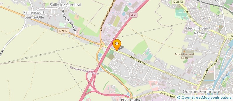 localisation de l'entreprise GYM D'ENTRETIEN FEMININE  RAILLENCOURT-SAINTE-OLLE