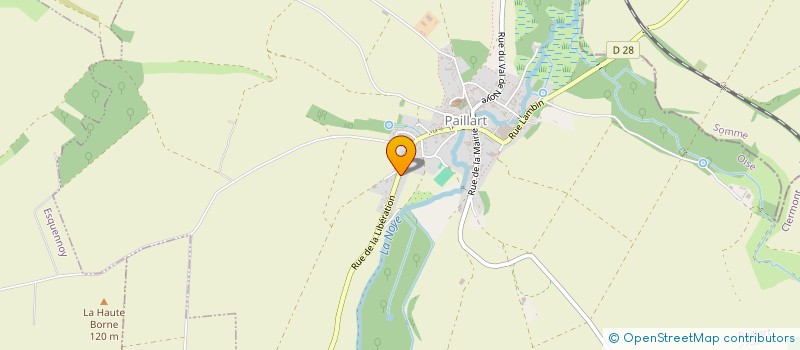 localisation de l'entreprise GYM DANSE JUNIORS CANTON DE BRETEUIL  BRETEUIL