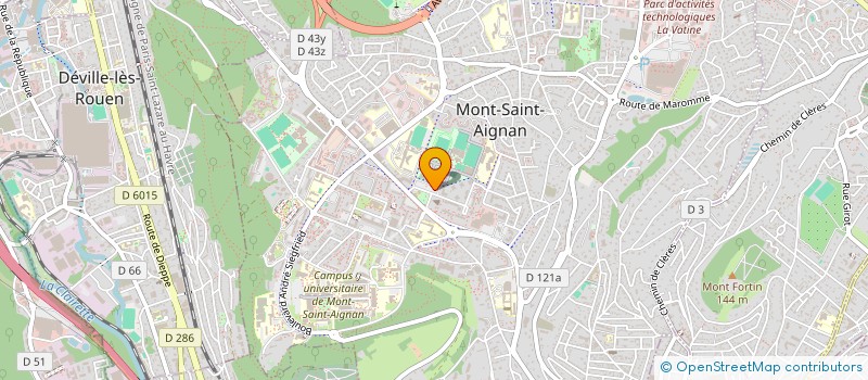 localisation de l'entreprise GYM DANSE MONT SAINT AIGNAN à MONT-SAINT-AIGNAN