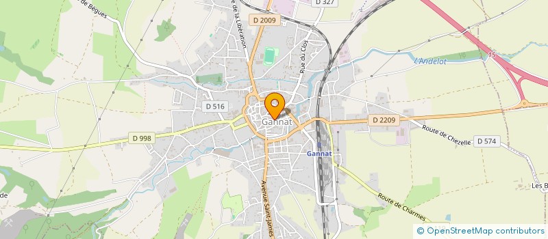 localisation de l'entreprise GYM DETENTE à GANNAT