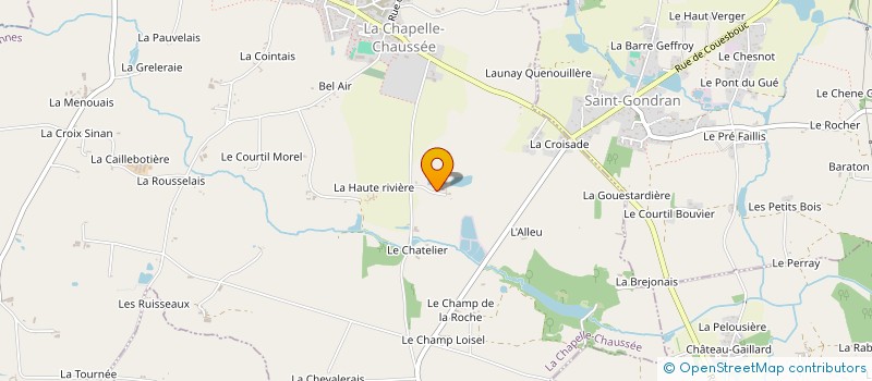 localisation de l'entreprise GYM DETENTE  LA CHAPELLE-CHAUSSEE