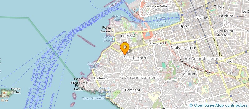 localisation de l'entreprise GYM @ DOMICILE à MARSEILLE