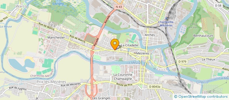 localisation de l'entreprise GYM DOUCE ET CIE  CHARLEVILLE-MEZIERES