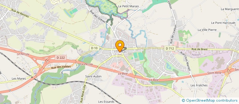 localisation de l'entreprise GYM DOUCE ET DANSES BRETONNES DE LA BAIE  YFFINIAC