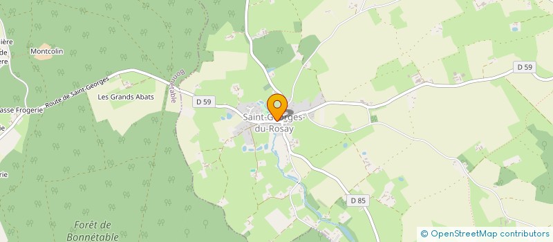 localisation de l'entreprise GYM DU ROSAY  SAINT-GEORGES-DU-ROSAY