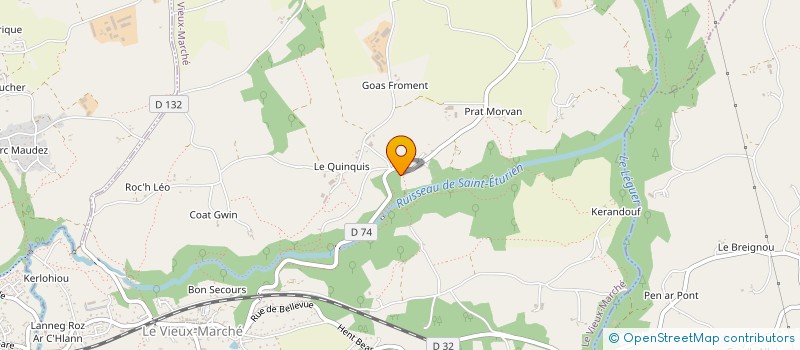 localisation de l'entreprise GYM EN LIBERTE  PLOUARET