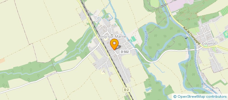 localisation de l'entreprise GYM ESPOIR DE LOISY SUR MARNE  LOISY-SUR-MARNE