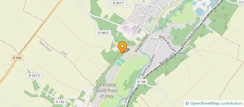 localisation de l'entreprise GYM ET DANSE DE LA VALLEE DE L'EURE à JOUY