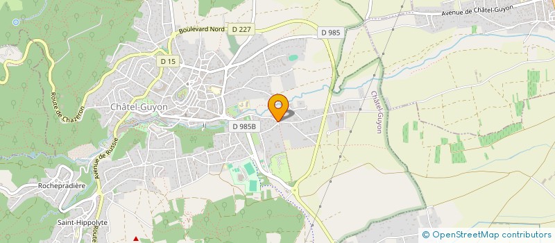 localisation de l'entreprise GYM ET DETENTE CHATEL-GUYON  CHATELGUYON