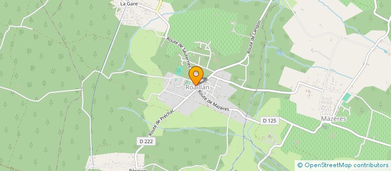 localisation de l'entreprise GYM ET RANDO DU BRION  MAZERES