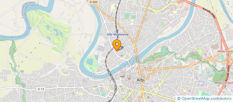 localisation de l'entreprise GYM ETRE BIEN TOUT SIMPLEMENT à ALBI