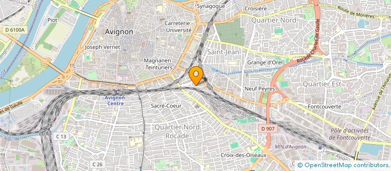 localisation de l'entreprise GYM EVASION à AVIGNON