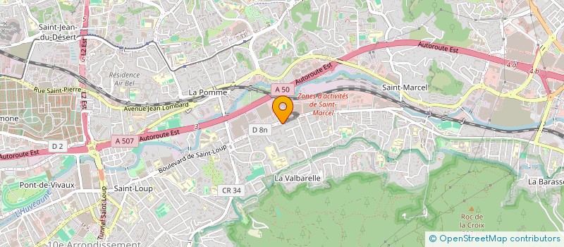 localisation de l'entreprise GYM EVASION à MARSEILLE