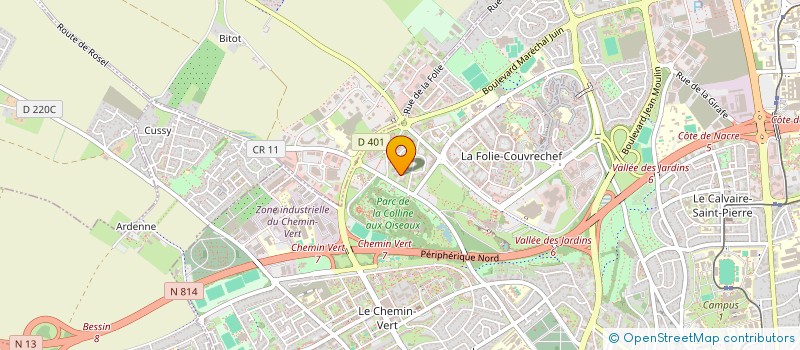 localisation de l'entreprise GYM'EVEIL EN CORPS à CAEN