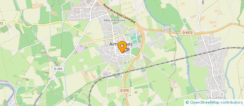 localisation de l'entreprise GYM FEMININE AIMARGUOISE  AIMARGUES