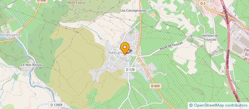 localisation de l'entreprise GYM FORM '  NEBIAN